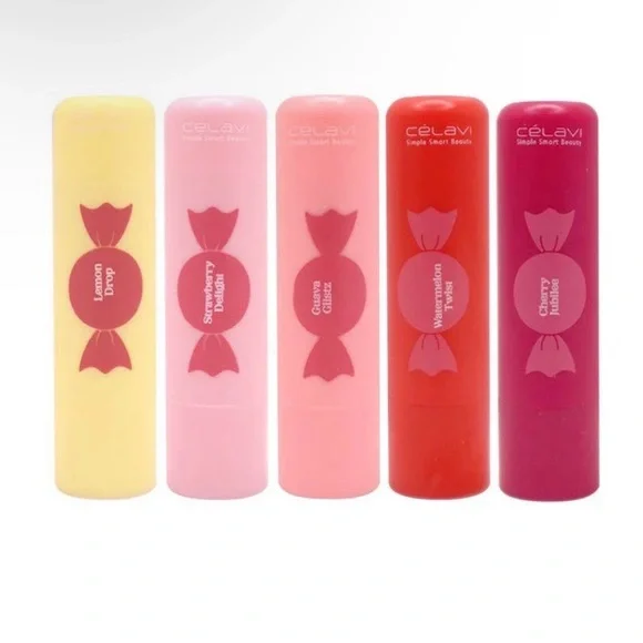 Celavi Candy Kisses 5 Piece Lip Balm Set - Picture 2 of 3